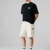 Bermudas cargo de corte reto