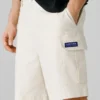 Bermudas cargo de corte reto