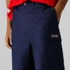 Bermudas cargo de corte reto