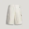 Bermudas cargo de corte reto