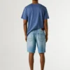 Bermudas de ganga com corte justo