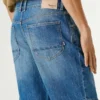 Bermudas de ganga com corte justo Bermudas de ganga com corte justo