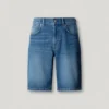 Bermudas de ganga com corte justo Bermudas de ganga com corte justo