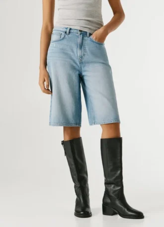 Bermudas de ganga de corte descontraído