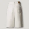 Bermudas de ganga de corte descontraído Bermudas de ganga de corte descontraído