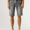 Bermudas de ganga de corte justo Bermudas de ganga de corte justo