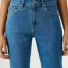Bermudas de ganga de corte justo Bermudas de ganga de corte justo