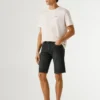 Bermudas de ganga de corte justo Bermudas de ganga de corte justo