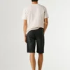 Bermudas de ganga de corte justo Bermudas de ganga de corte justo