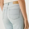 Bermudas de ganga de corte justo Bermudas de ganga de corte justo
