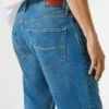 Bermudas de ganga de corte justo Bermudas de ganga de corte justo