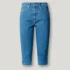 Bermudas de ganga de corte justo Bermudas de ganga de corte justo