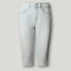 Bermudas de ganga de corte justo Bermudas de ganga de corte justo