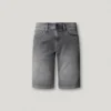 Bermudas de ganga de corte justo Bermudas de ganga de corte justo