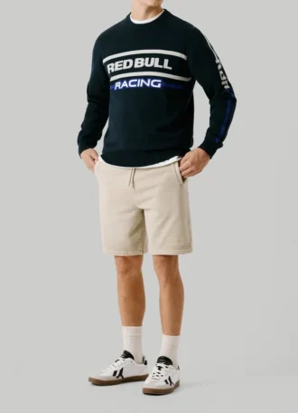 Bermudas de malha com corte descontraído