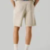 Bermudas de malha com corte descontraído