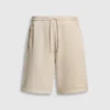 Bermudas de malha com corte descontraído