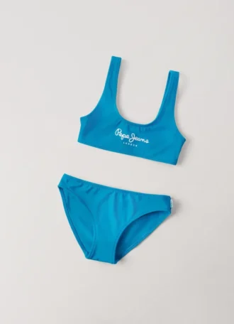 Biquíni com logótipo estampado