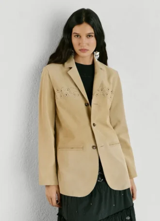 Blazer de camurça