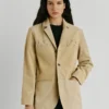 Blazer de camurça