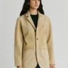 Blazer de camurça