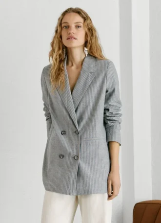 Blazer às riscas