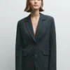 Blazer às riscas