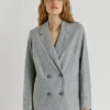 Blazer às riscas
