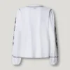 Blusa com bordado floral Blusa com bordado floral
