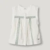 Blusa com detalhes bordados