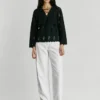 Blusa com detalhes em renda Blusa com detalhes em renda
