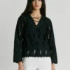 Blusa com detalhes em renda Blusa com detalhes em renda
