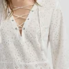 Blusa com detalhes em renda Blusa com detalhes em renda