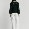 Blusa com detalhes em renda Blusa com detalhes em renda