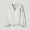 Blusa com detalhes em renda Blusa com detalhes em renda