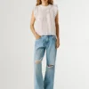 Blusa com detalhes plissados
