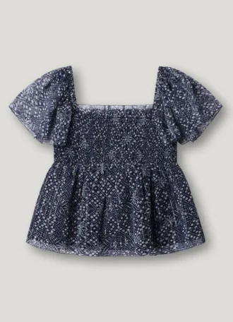 Blusa com estampado floral