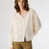 Blusa com gola Mao fluida
