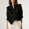 Blusa de ganga de corte regular