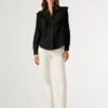 Blusa de ganga de corte regular