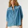 Blusa de ganga de corte regular