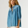Blusa de ganga de corte regular