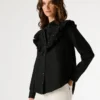 Blusa de ganga de corte regular