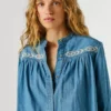 Blusa de ganga de corte regular