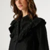 Blusa de ganga de corte regular