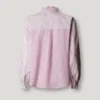 Blusa de popelina às riscas