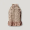 Blusa de popeline com decote halter Blusa de popeline com decote halter