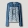 Blusa fluida com estampado floral Blusa fluida com estampado floral
