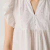 Blusa Fluida com Mangas Borboleta Blusa Fluida com Mangas Borboleta