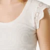 Blusa sem mangas com canelado Blusa sem mangas com canelado